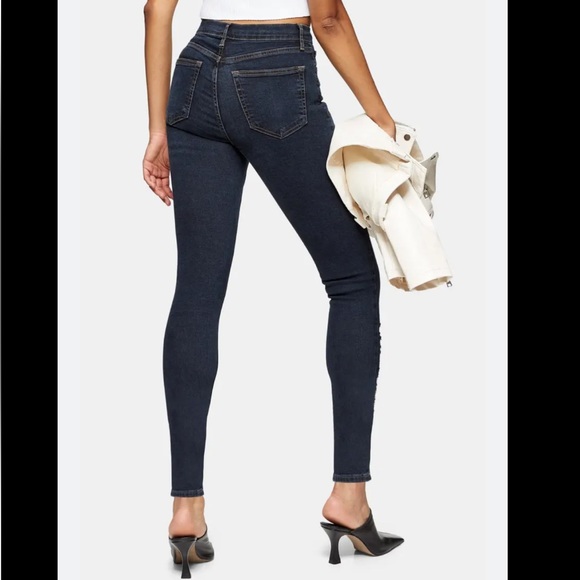 🔥👑HOST PICK👑🔥 NWT $80 Topshop Jamie skinny jeans with ripped hem size 4 - Picture 10 of 14